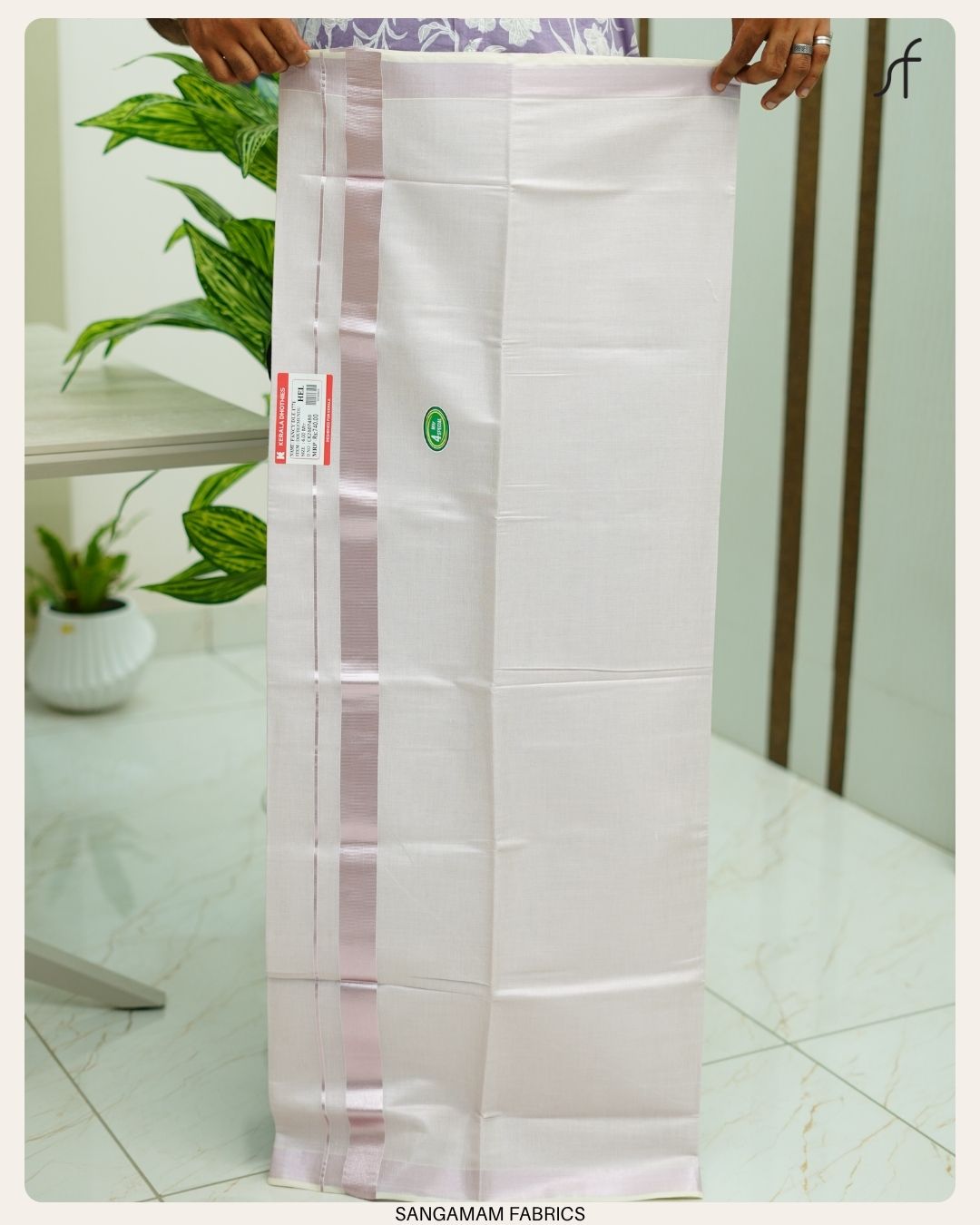 ROSEGOLD TISSUE DOUBLE MUNDU