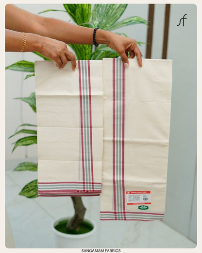 MULTI COLOURED STRIPE SET MUNDU
