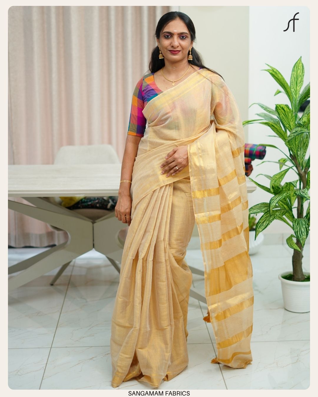 MULL TISSUE SAREE