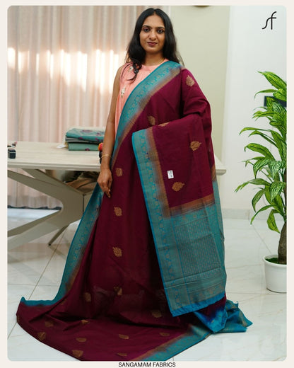 SEMI JUTE SAREE