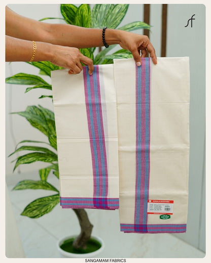 MULTI COLOURED STRIPE SET MUNDU