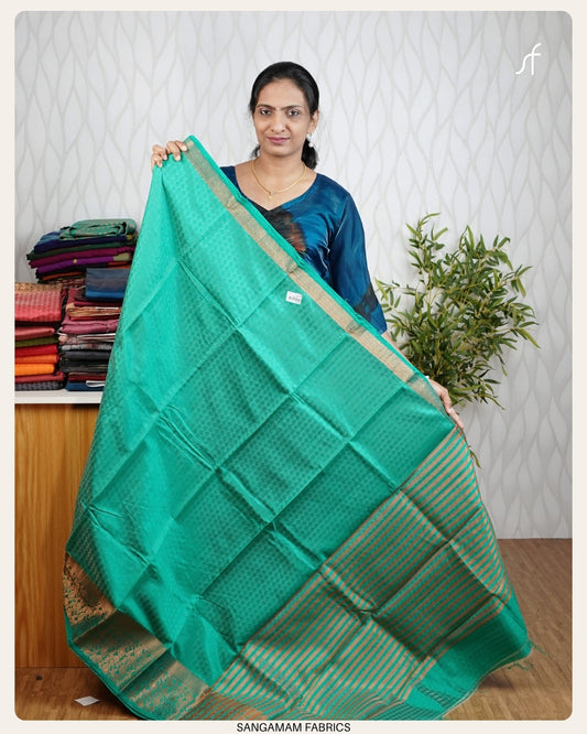 EMBOSSED PATTEN SEMI SILK SAREE