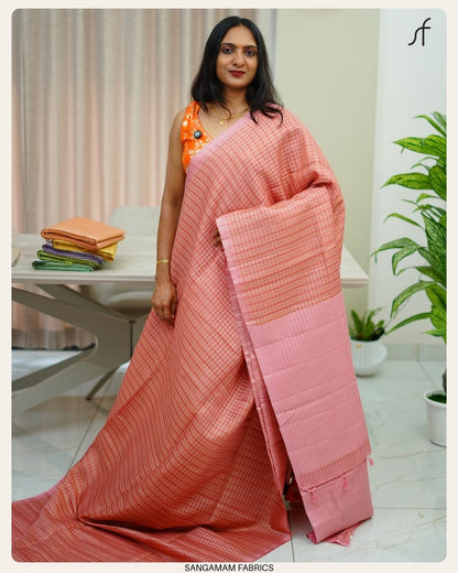 SEMI TUSSAR SILK SAREE