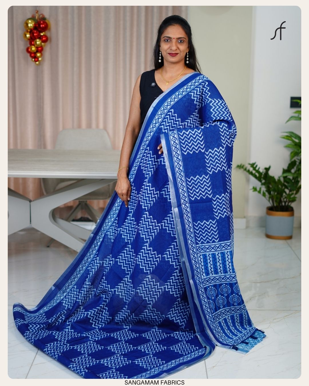 SEMI LINEN SAREE