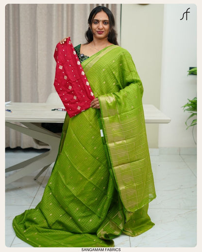 SEMI GEORGETTE BANARASI SAREE