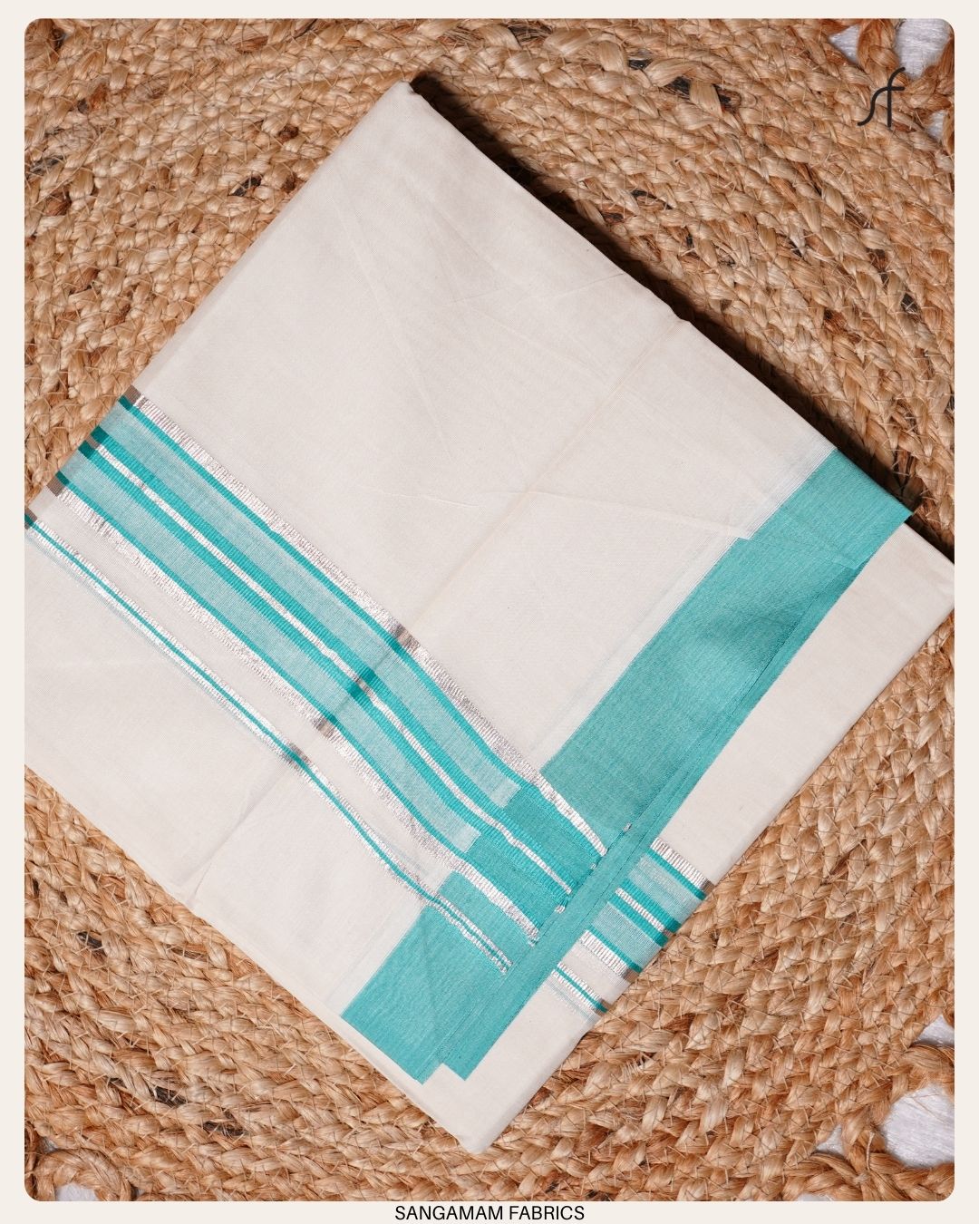 IVORY STRIPE COTTON  MUNDU