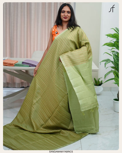 SEMI TUSSAR SILK SAREE