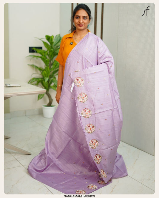 SEMI TUSSAR SILK SAREE