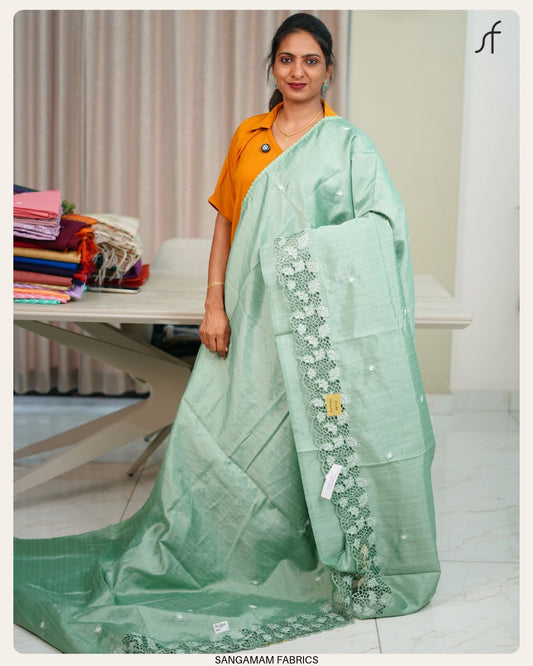 SEMI TUSSAR SILK SAREE