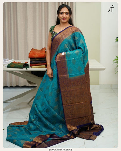 KOLAM DESIGN BANARASI SAREE