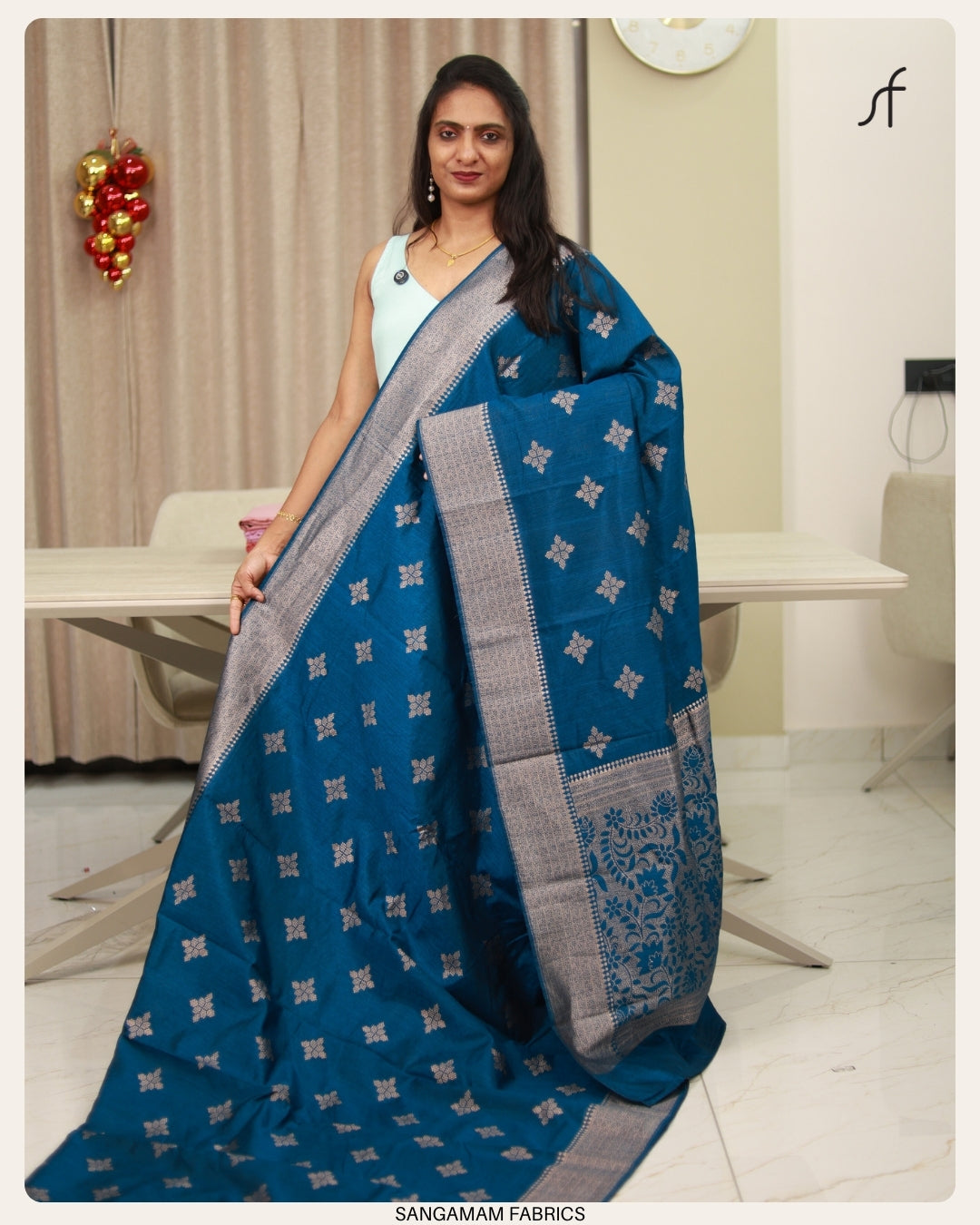 SEMI JUTE BANARASI SAREE