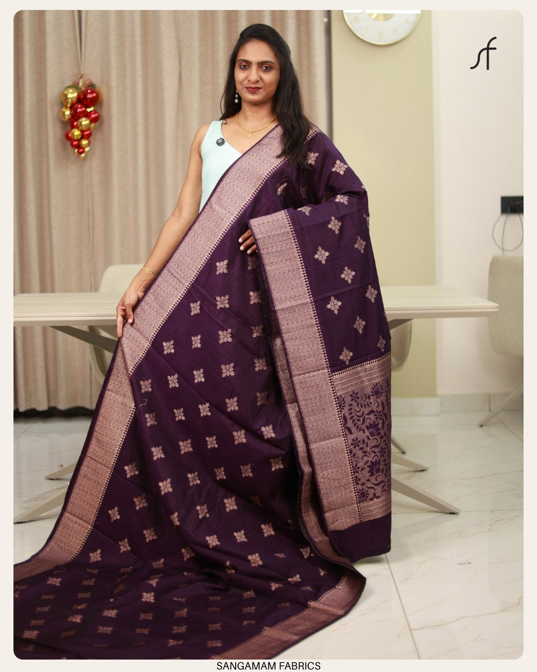 SEMI JUTE BANARASI SAREE