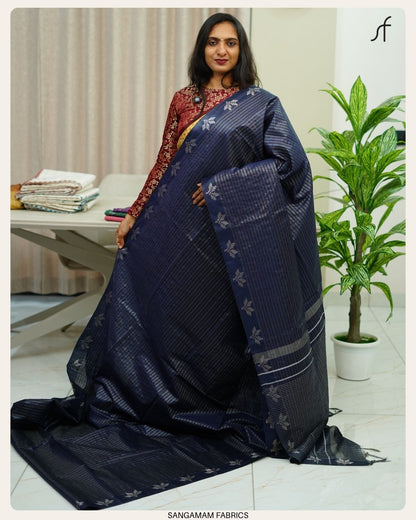 SEMI TUSSAR SILK SAREE