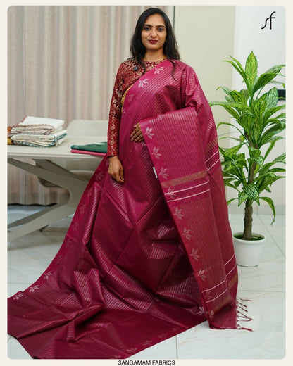 SEMI TUSSAR SILK SAREE