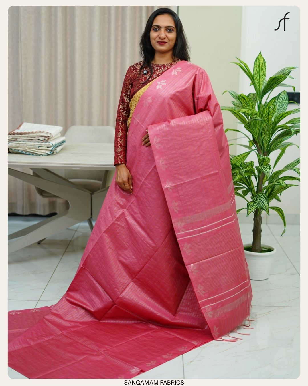 SEMI TUSSAR SILK SAREE