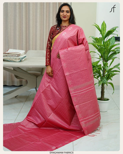 SEMI TUSSAR SILK SAREE