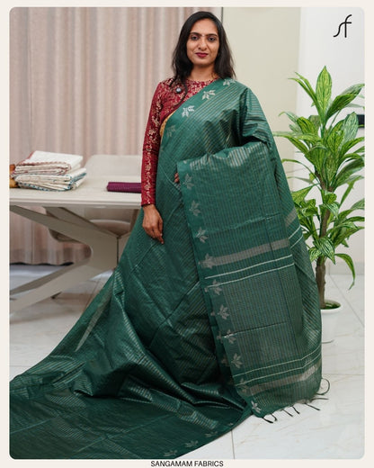 SEMI TUSSAR SILK SAREE