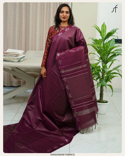 SEMI TUSSAR SILK SAREE
