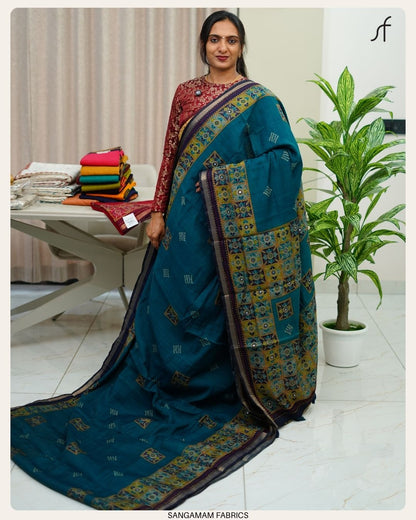 SEMI MAHESWARI SILK SAREE