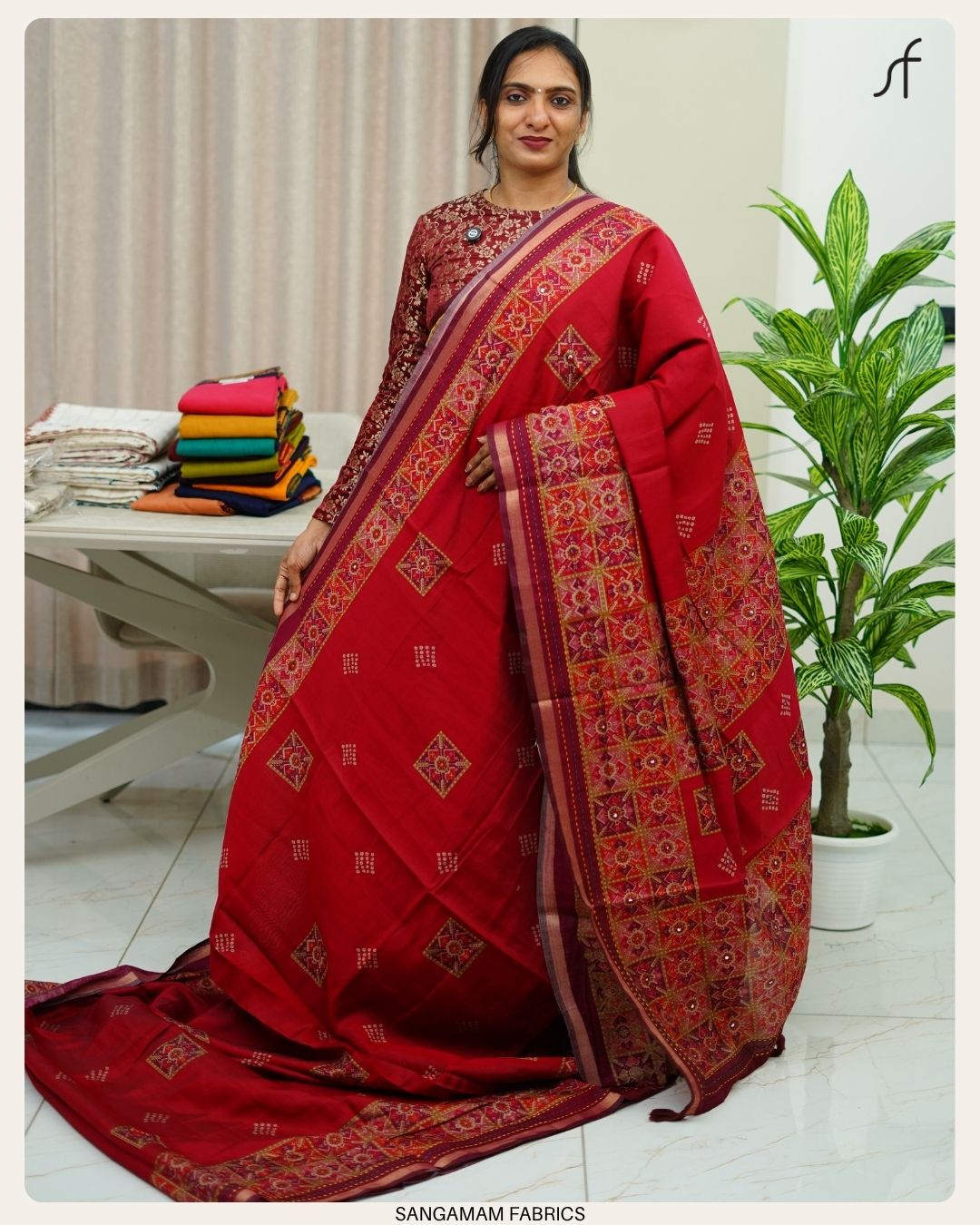 SEMI MAHESWARI SILK SAREE
