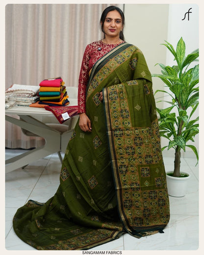 SEMI MAHESWARI SILK SAREE