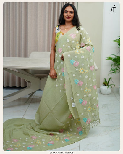 CRUSHED GEORGETTE SAREE