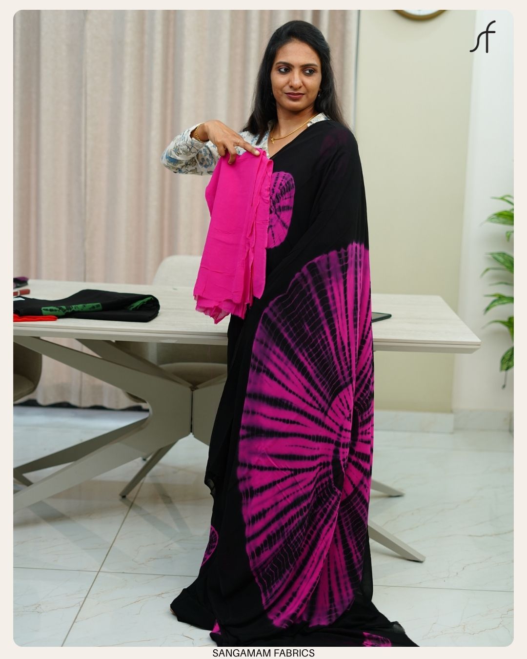 VISCOSE GEORGETTE SAREE