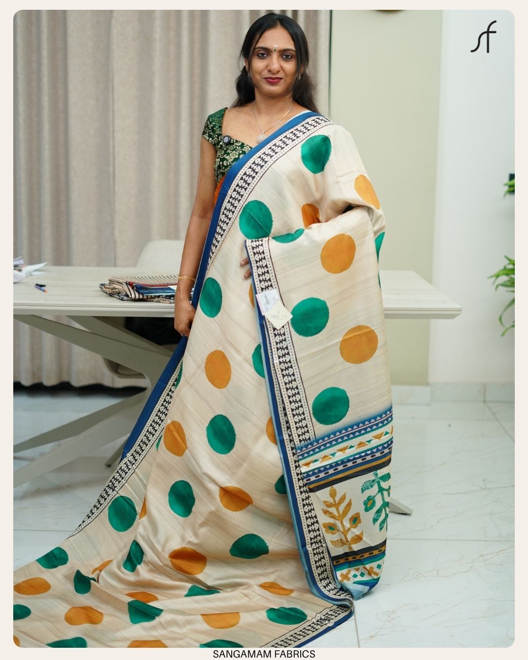 SEMI TUSSAR SILK SAREE