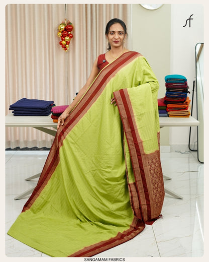 BENTEX BORDER BANARASI SAREE IN ROYAL CHECKS