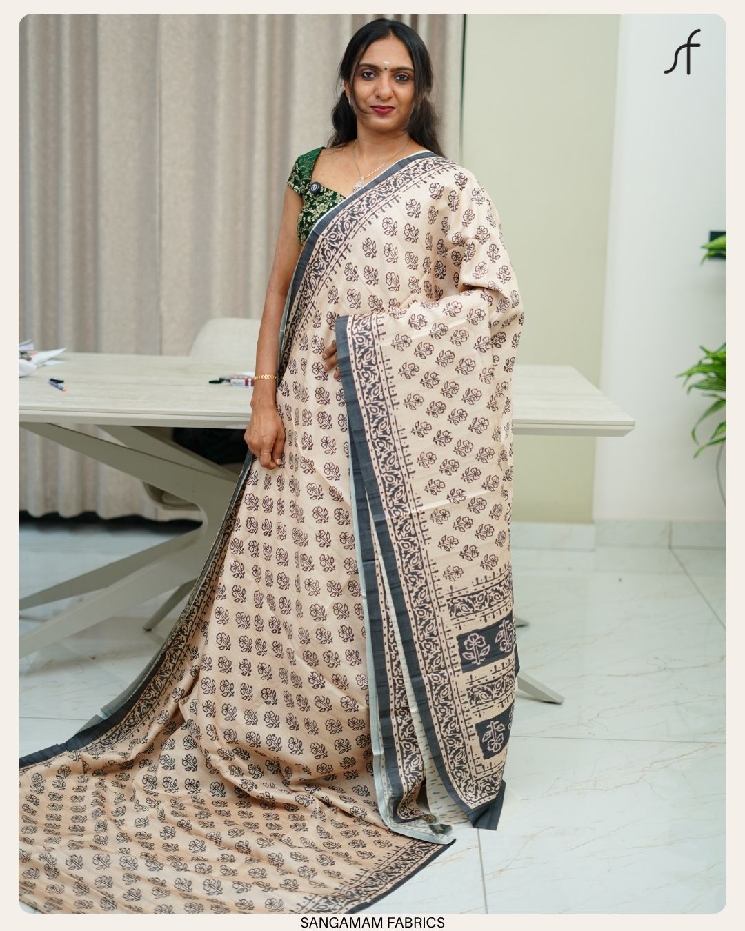 SEMI TUSSAR SILK SAREE