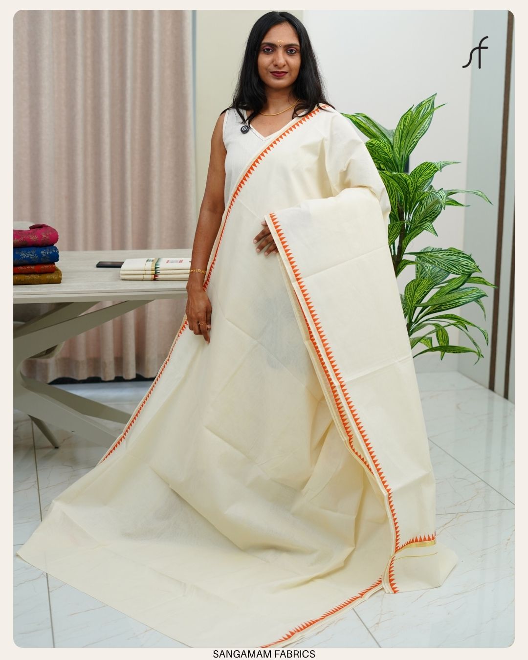 TEMPLE DETAILED KERALA SET SAREE