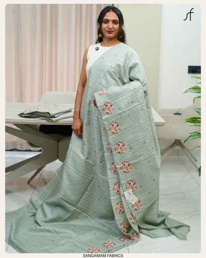 SEMI TUSSAR SILK SAREE