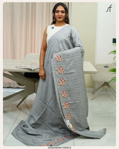 SEMI TUSSAR SILK SAREE