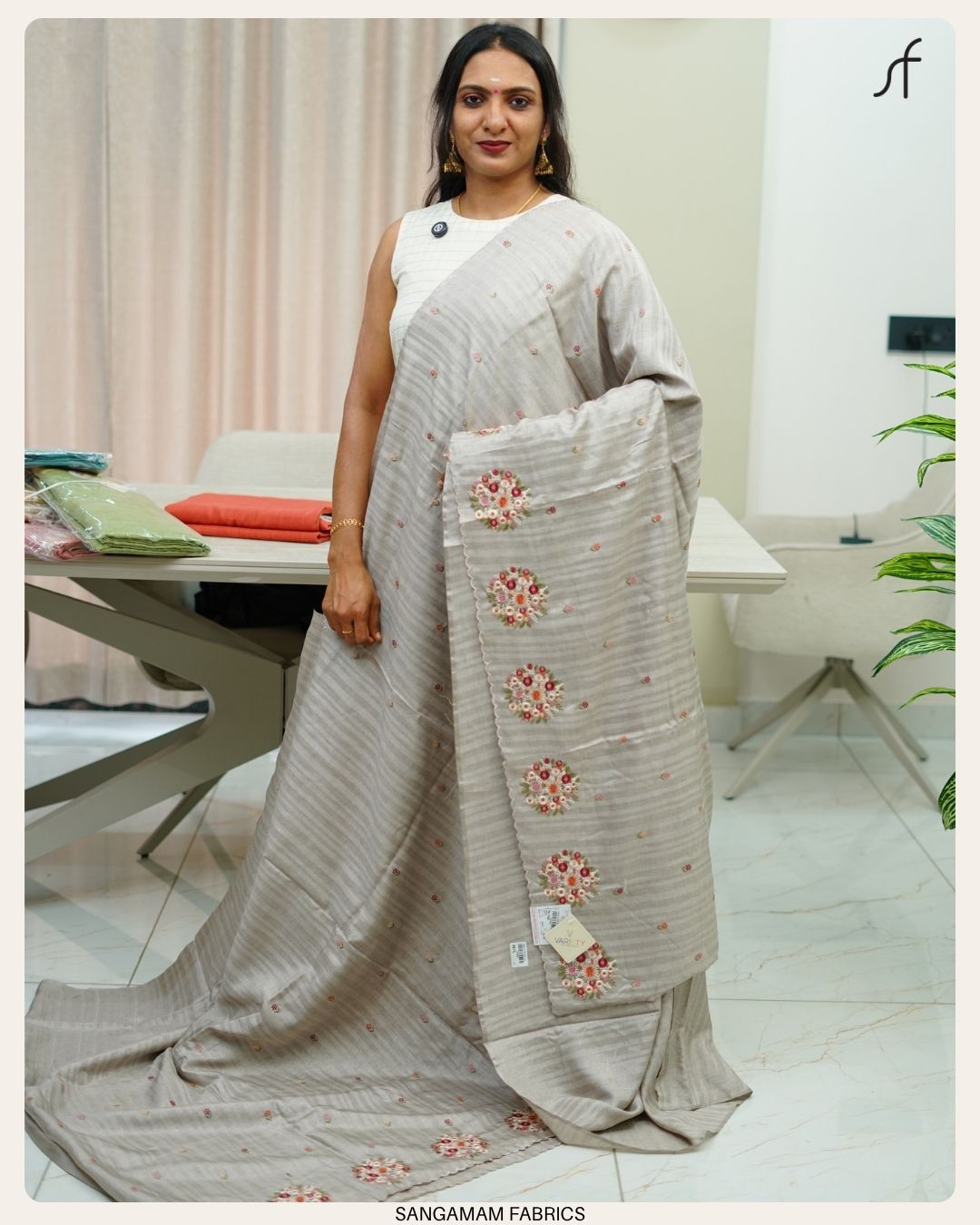SEMI TUSSAR SILK SAREE