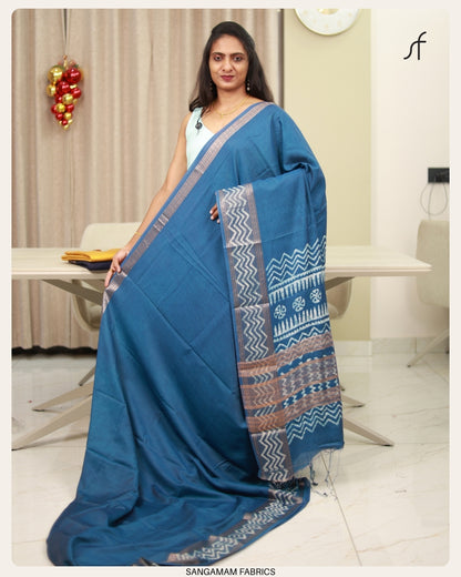 SEMI DOLA SILK FABRIC SAREE