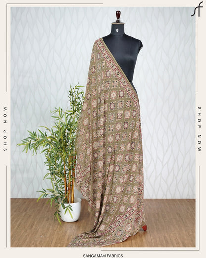 AJRAKH PRINTED DUPATTA