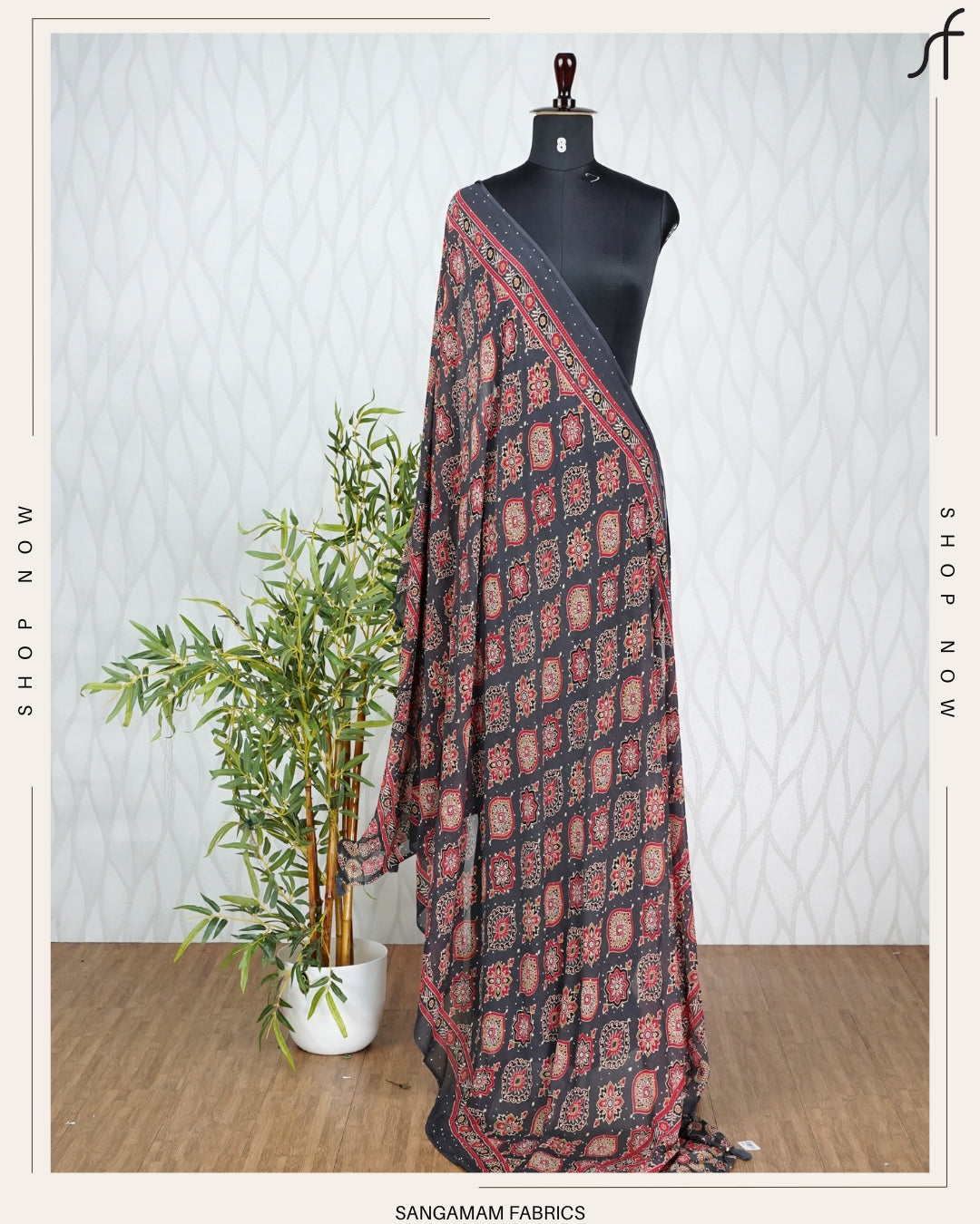 AJRAKH PRINTED DUPATTA