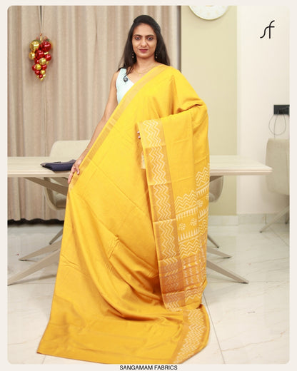 SEMI DOLA SILK FABRIC SAREE