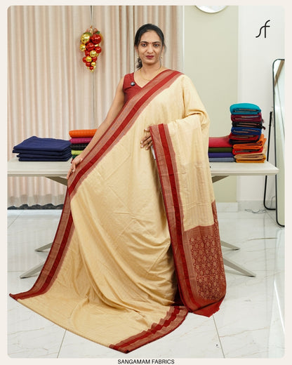 BENTEX BORDER BANARASI SAREE IN ROYAL CHECKS