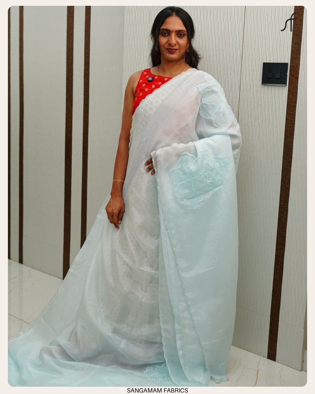PARTY WEAR ORGANZA SAREE