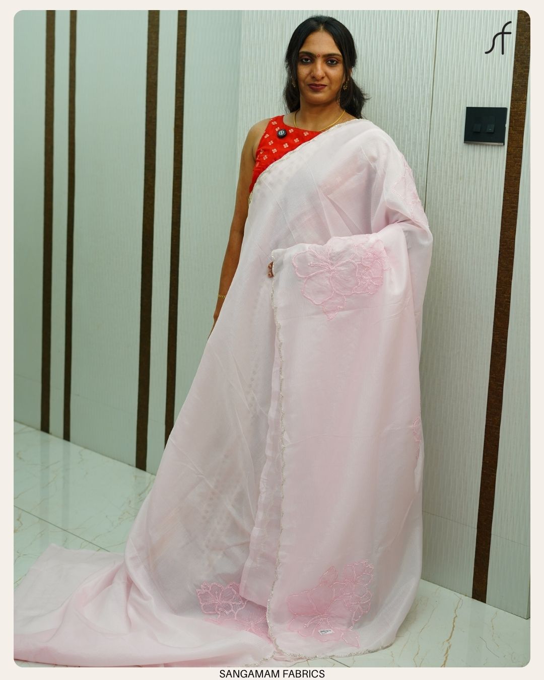 PARTY WEAR ORGANZA SAREE