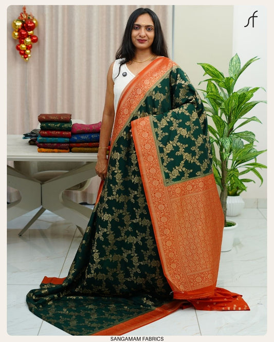 GEORGETTE BANARASI SAREE&nbsp;
