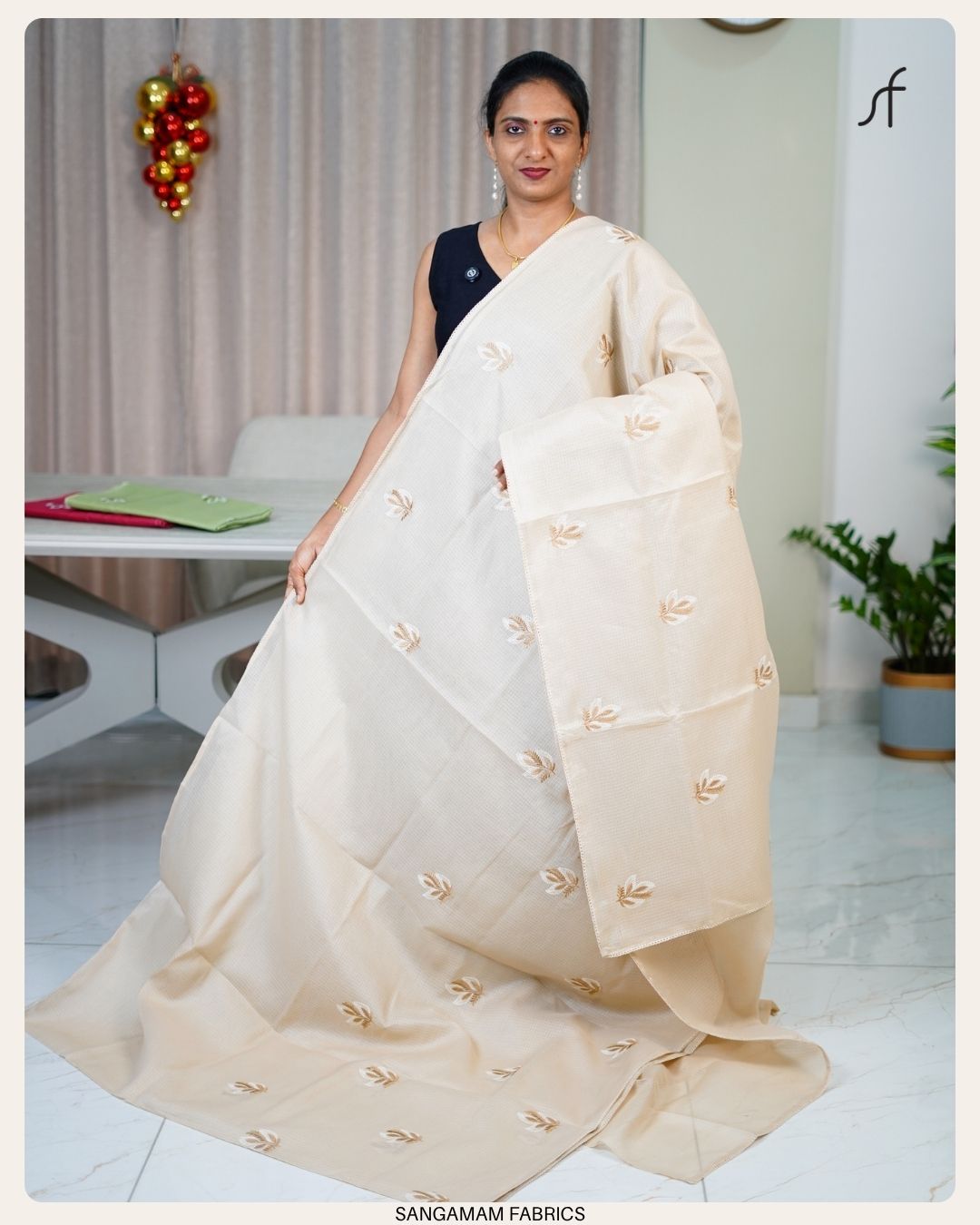 NET COTTA SAREE