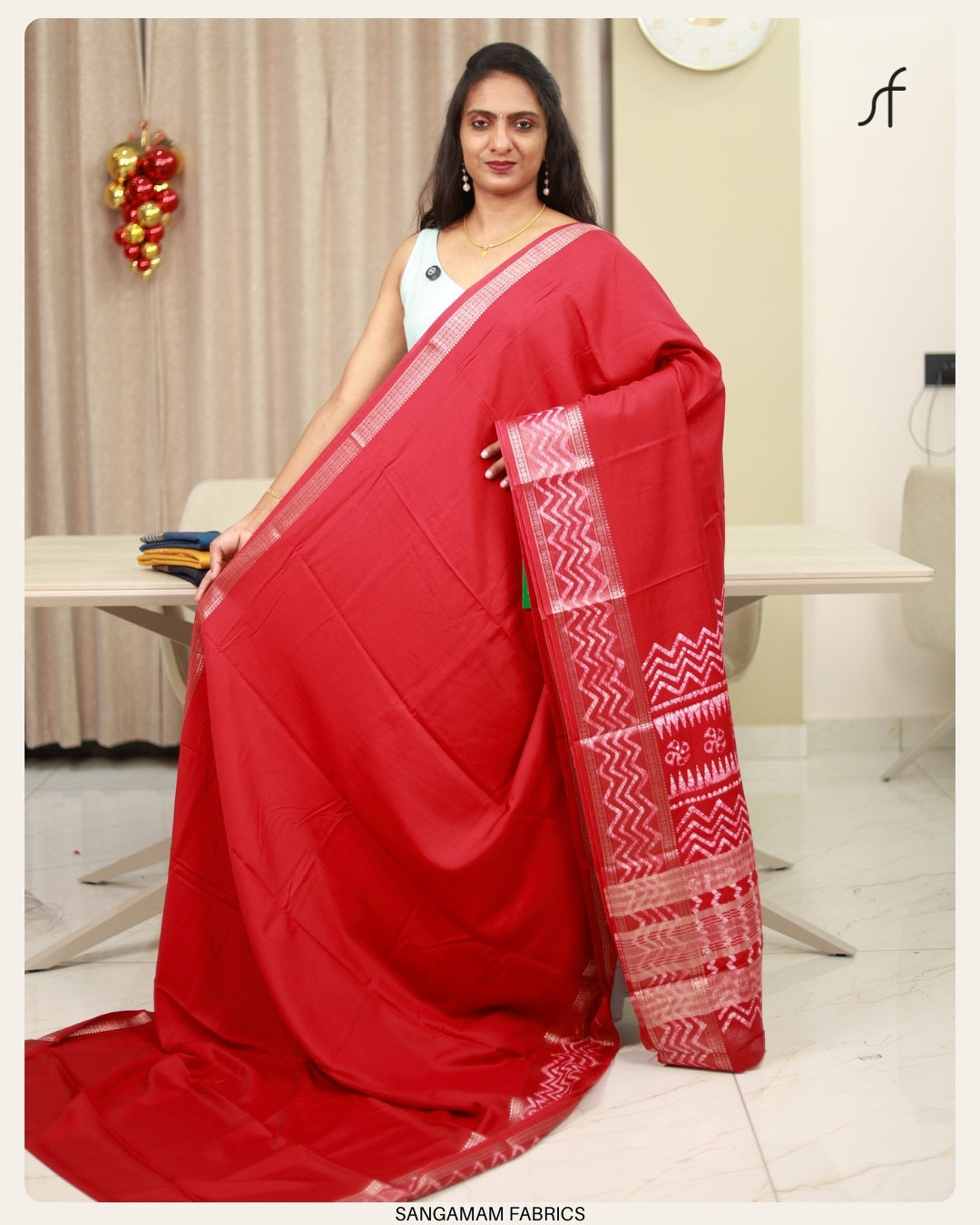 SEMI DOLA SILK FABRIC SAREE