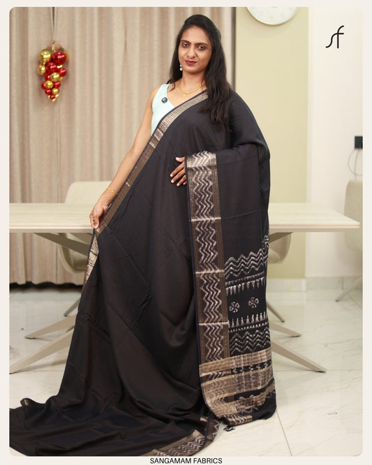 SEMI DOLA SILK FABRIC SAREE