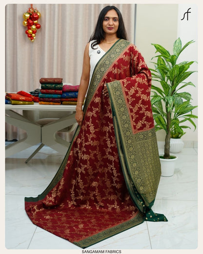 GEORGETTE BANARASI SAREE&nbsp;