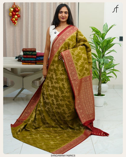 GEORGETTE BANARASI SAREE&nbsp;