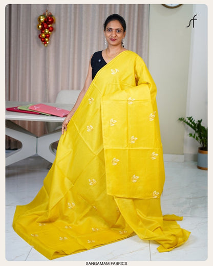 NET COTTA SAREE
