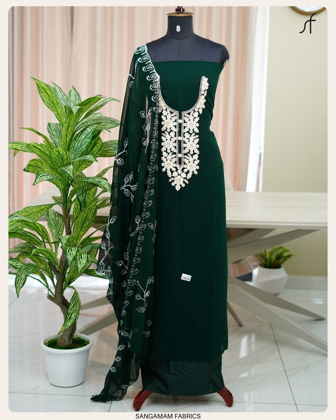 CHIKKANKARI GEORGETTE SALWAR SUIT