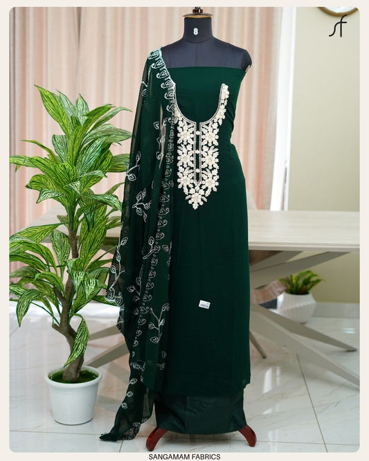 CHIKKANKARI GEORGETTE SALWAR SUIT